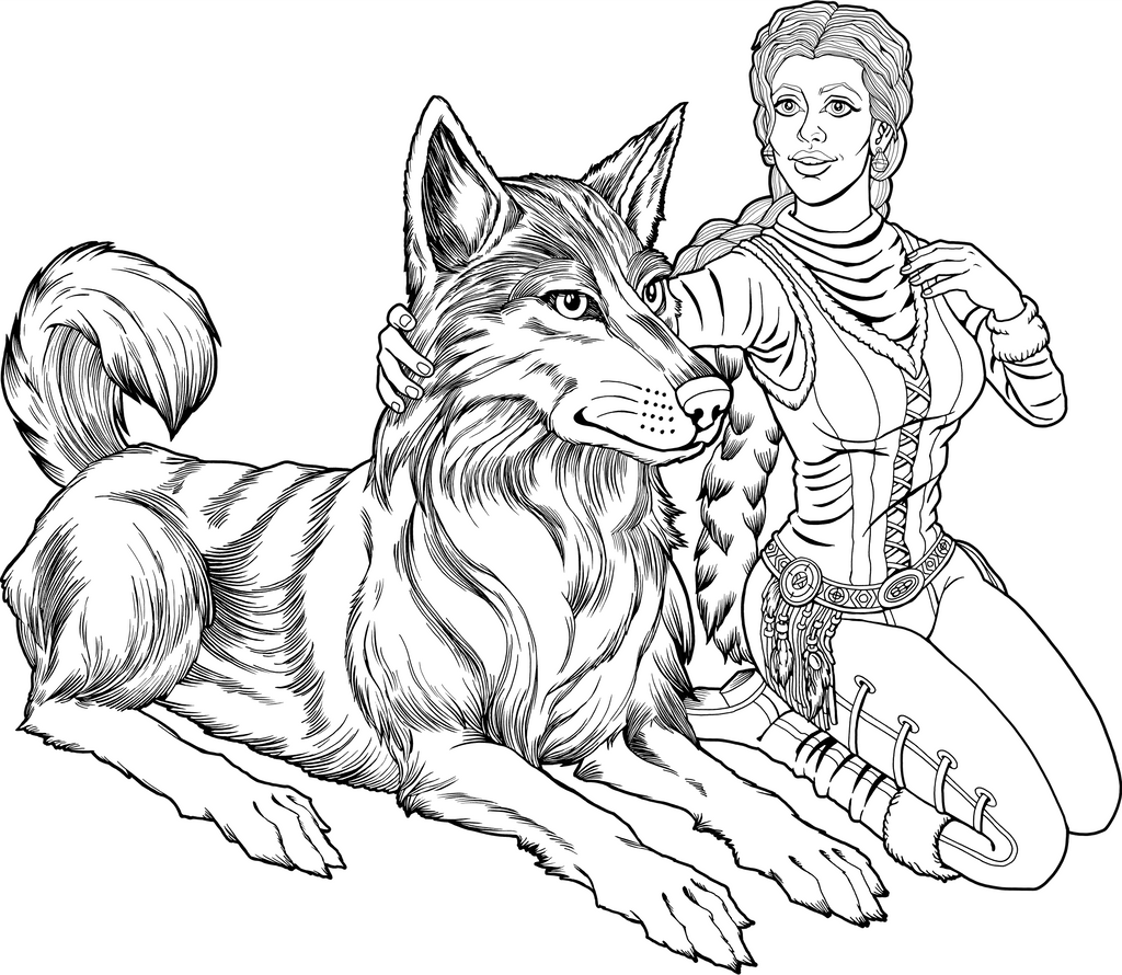 Wolf Woman by tygerbug