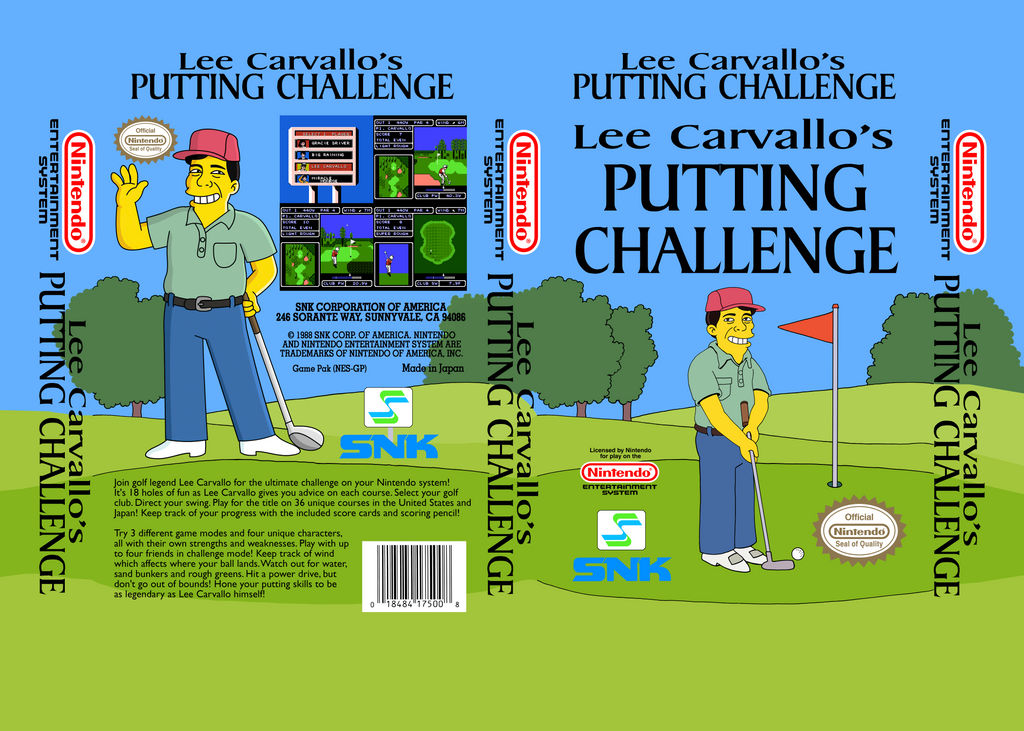 Lee Carvallo's Putting Challenge by tygerbug on DeviantArt