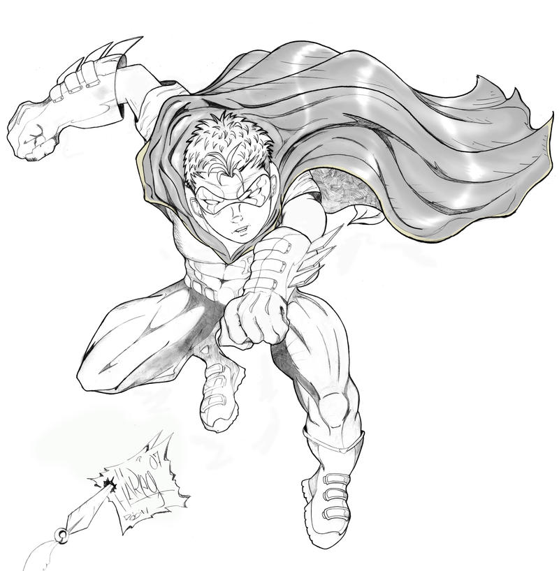Robin Pencil by HarleyTheProdigy on DeviantArt