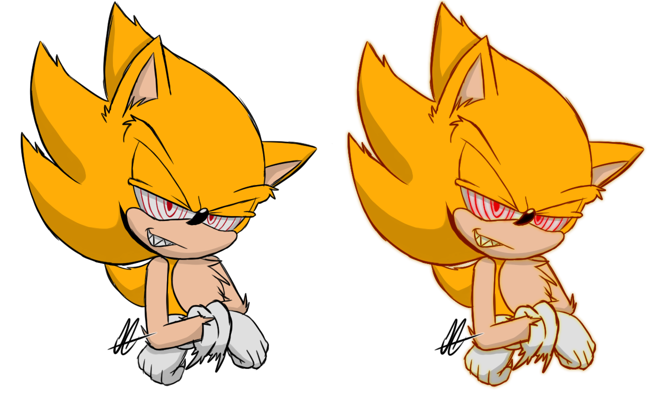 Pixilart - Fleetway super Sonic by STUPIDRT