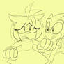 Sonic and Amy scene redraw 3