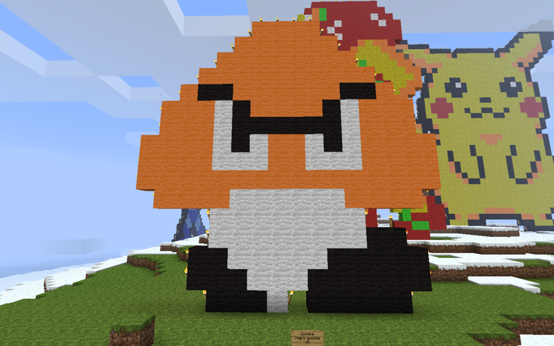 Minecraft 8 Bit Goomba By Tt Gal On Deviantart Minecraft 8 Bit Goomba By Tt Gal On Deviantart