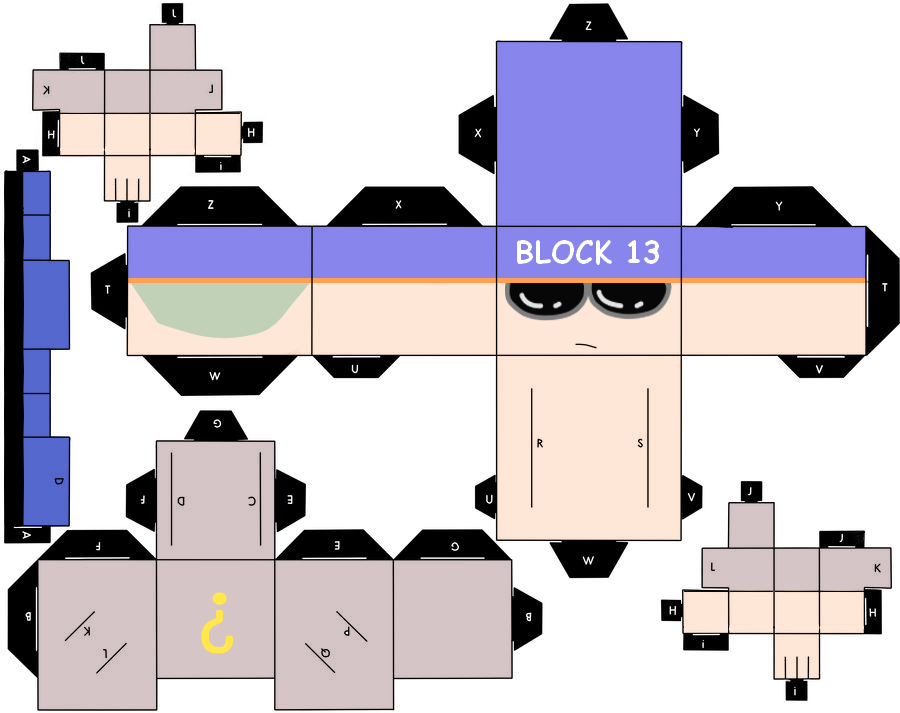 Honey Papercraft - block 13 by HakaneDell on DeviantArt