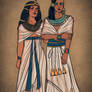 Queen Tiye and Prince 'Pentawer'