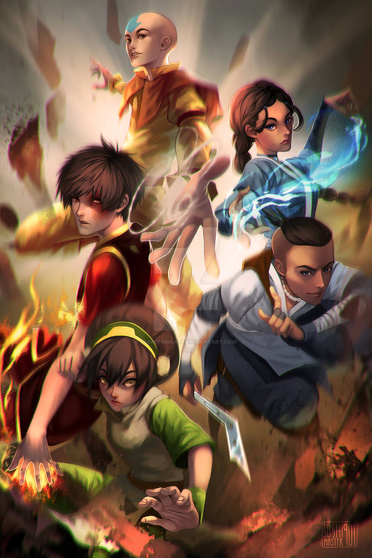 Team Avatar by SushiyamaArt on DeviantArt