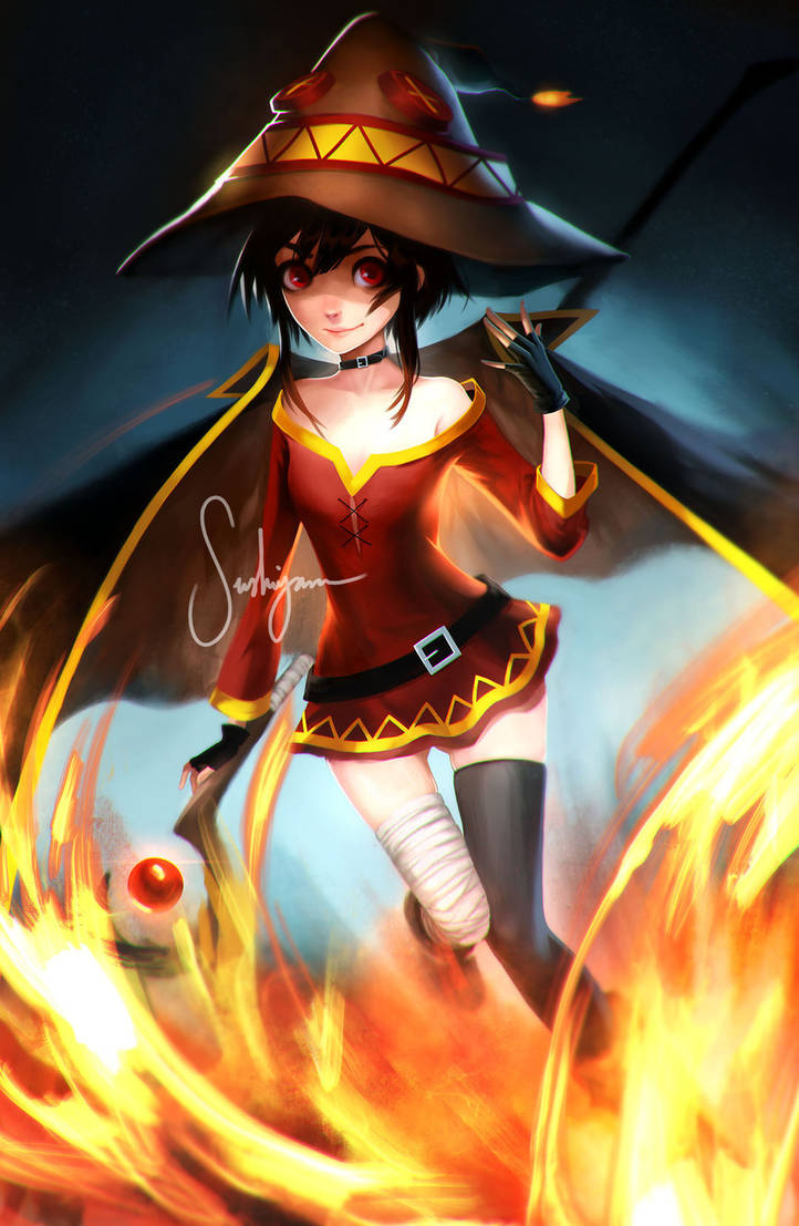 Megumin By SushiyamaArt On DeviantArt megumin-by-sushiyamaart-on-deviantart