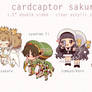 preorders- cardcaptor sakura charms