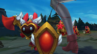 Giantess Irelia Foot next to little minion