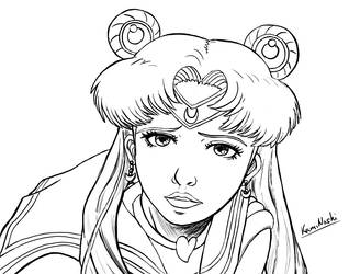 Sailor Moon redraw lineart