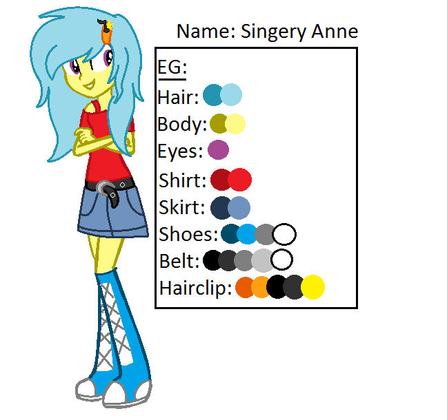 Singery Anne EG color reference sheet by Atsuko-Art on DeviantArt