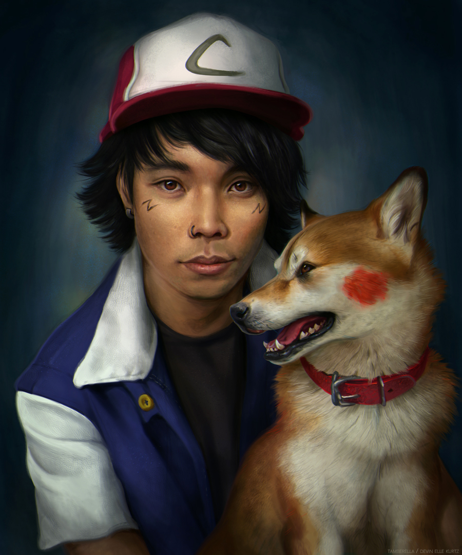 Ash and Kira-chu