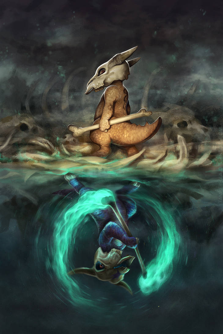 Marowak Mirrored by TamberElla