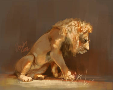 Lion Sketchy Paint June 2