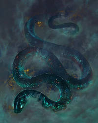 Starry Serpent by TamberElla