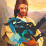 Jesus Holding MlP Queen Chrysalis - Art Edit