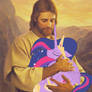 Jesus Holding MLP Season 9 Twilight Sparkle Edit