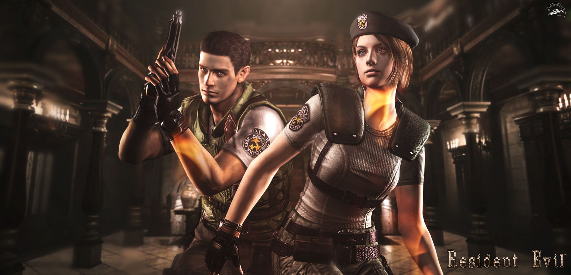 Resident Evil 1 Wallpaper by JeanLuisEditions on DeviantArt