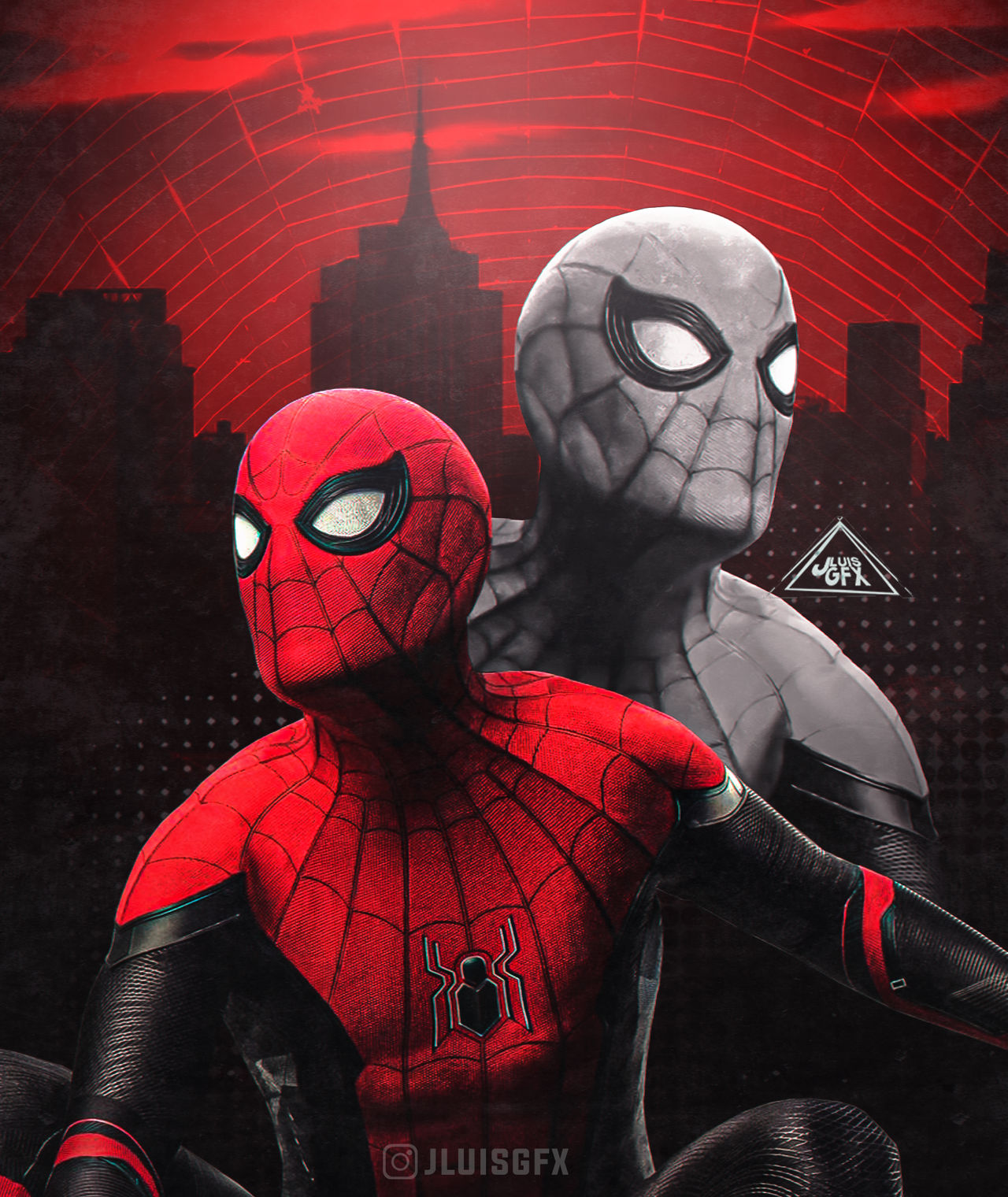Tom Holland Spiderman - wallpaper by JeanLuisEditions on DeviantArt