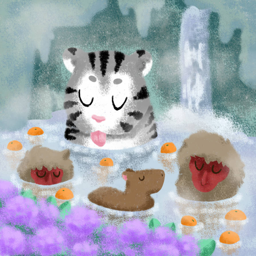 Hot springs by MichaellaBrown on DeviantArt