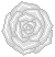 Pixel Rose - White (F2U)