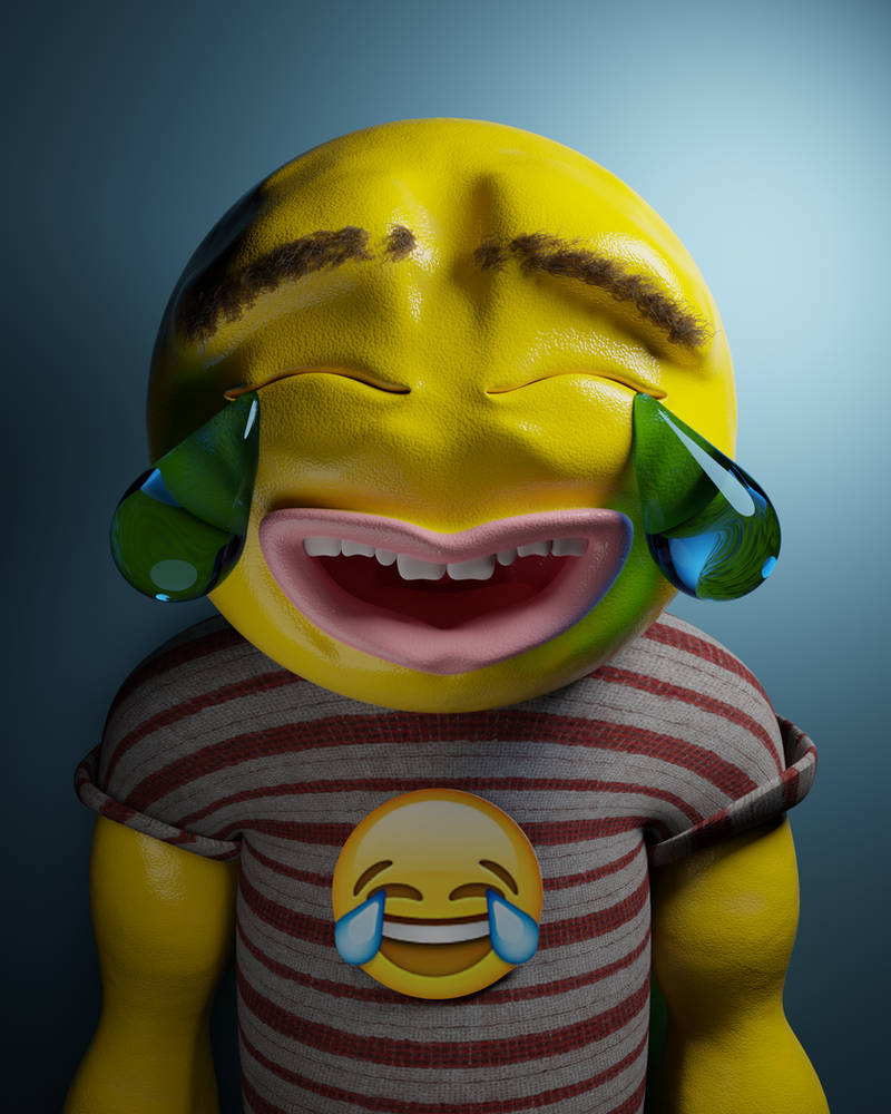 cursed emoji human - cry by D-reamyy on DeviantArt