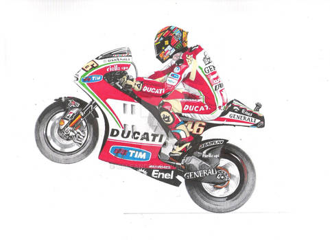 Valentino Rossi Ducati Moto GP 2012