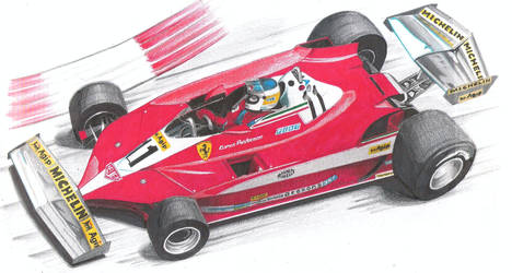 Carlos Reutemann Ferrari 312T3 Monaco 1978