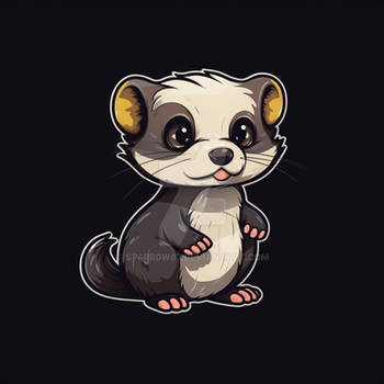 CuteFerretSticker