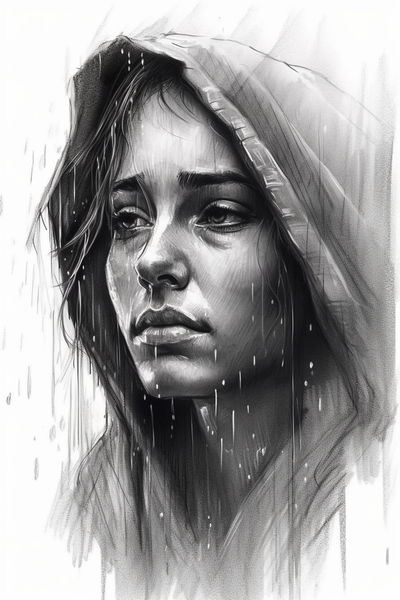 Spring Drawing Sad Beautiful sadness II by Sp4rr0w87 on DeviantArt