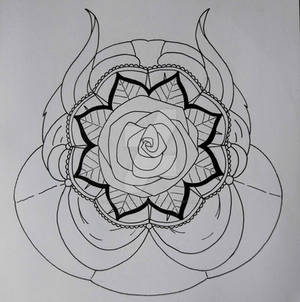 Beauty and the Beast mandala