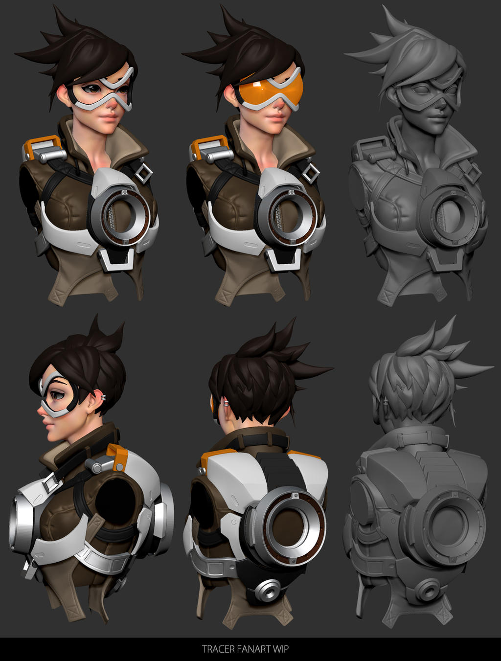 Tracer Deviantart Tracer Fanart Wip by CezarBrandao on DeviantArt