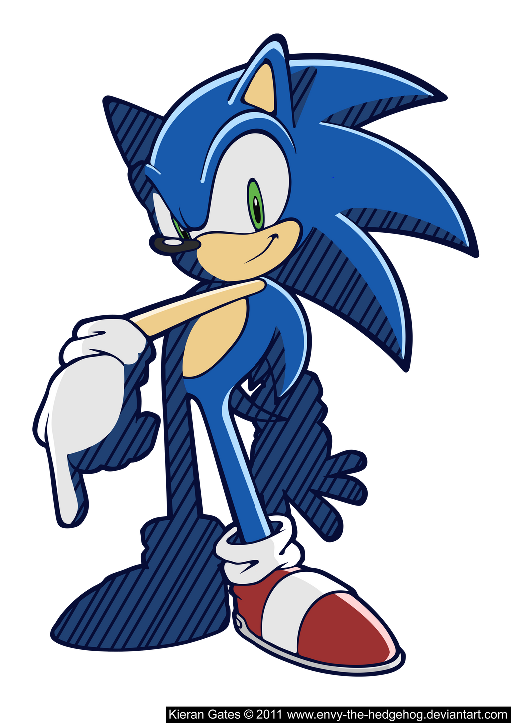 Classic Sonic in the style of Sonic Adventure : r/SonicTheHedgehog