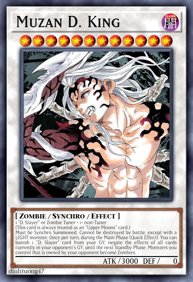 demon slayer yugioh cards Saikyo Jump 9