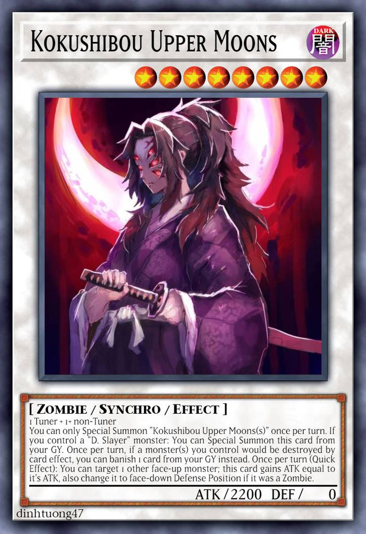 demon slayer yugioh cards Full of Scenes Nino & Ichino Playing By Ensky Shuffle it into the Deck. Fantasy North Ranko