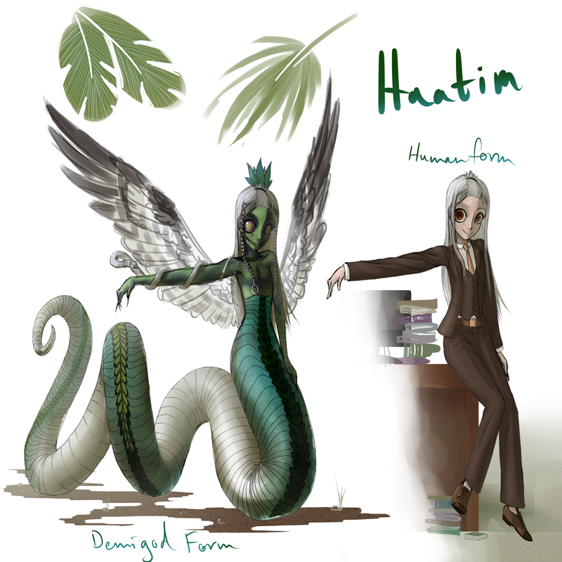 Haatim the Naga demi-god by ChibiWing
