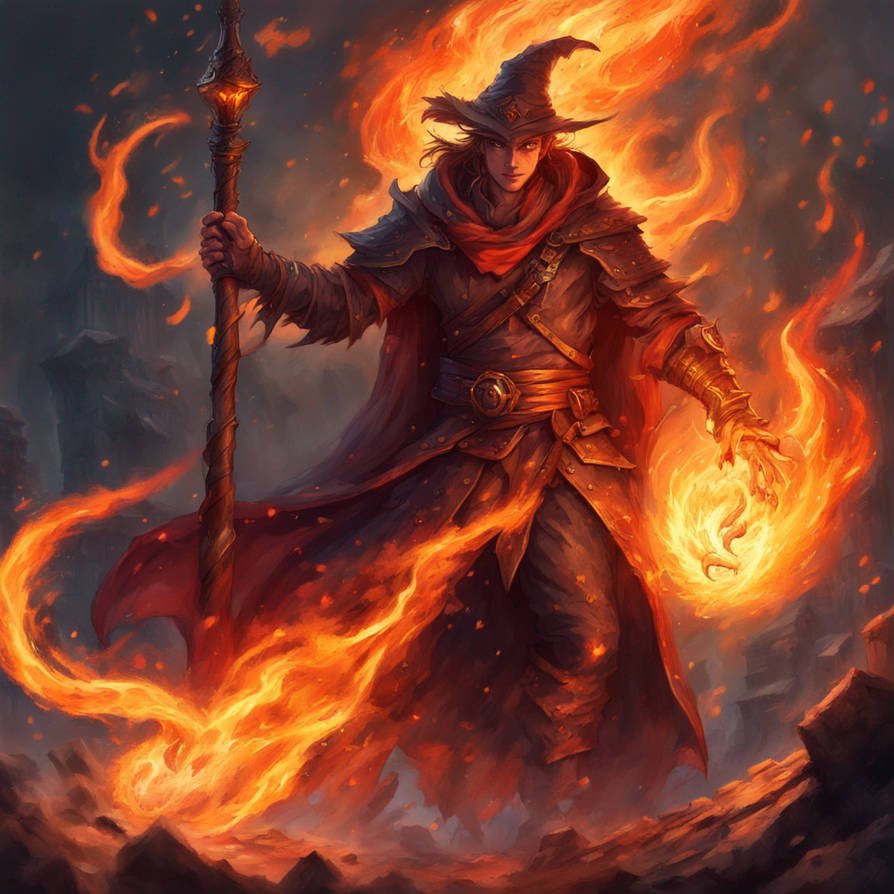 Firen Wizard Fire Wizard by SoulBrakers on DeviantArt