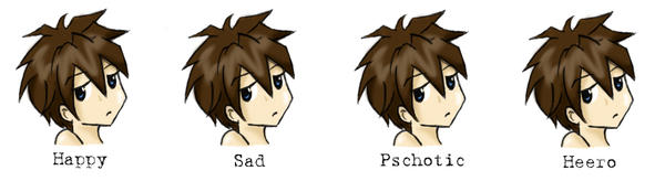 Emotions of Heero Yuy