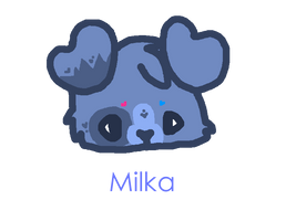 Milka's little head