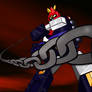 Voltes V whirls the Chain Knuckles