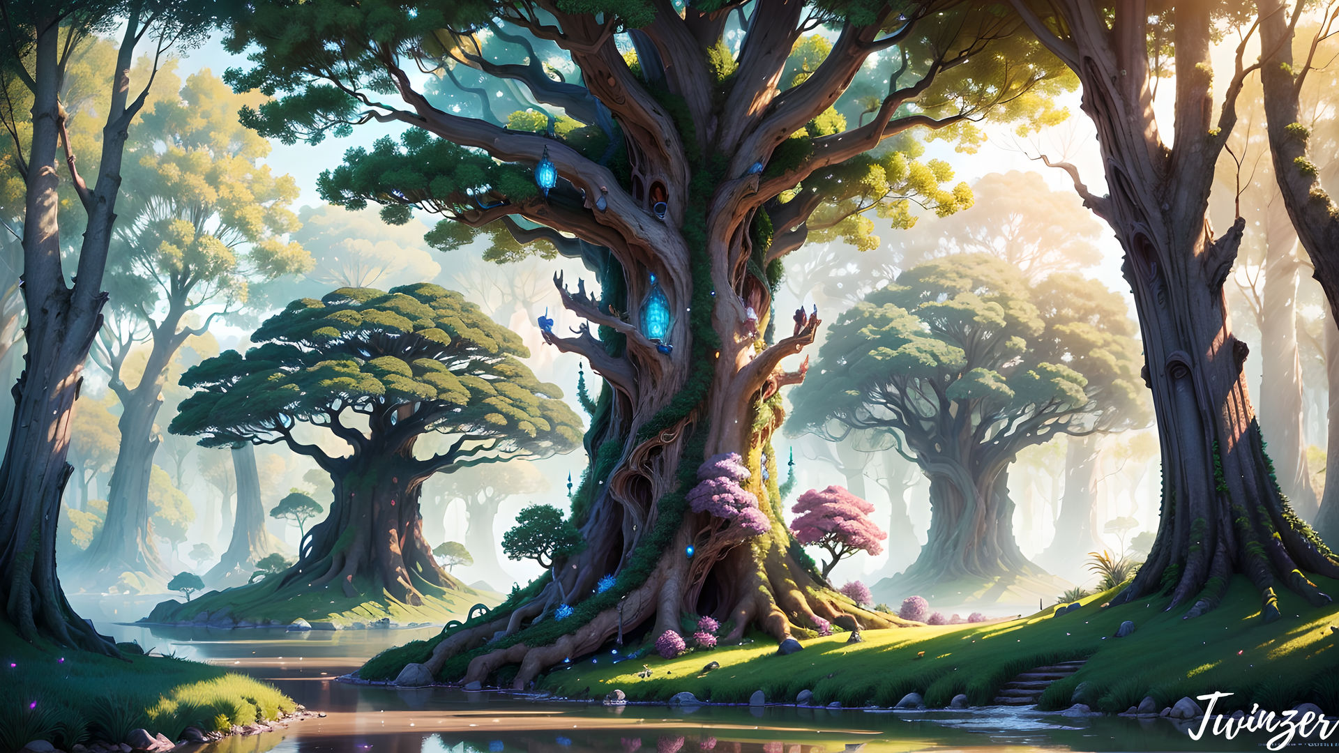 Whispering Tree 4K [ANIMATED FREE ON STEAM] by Tw1nzer on DeviantArt