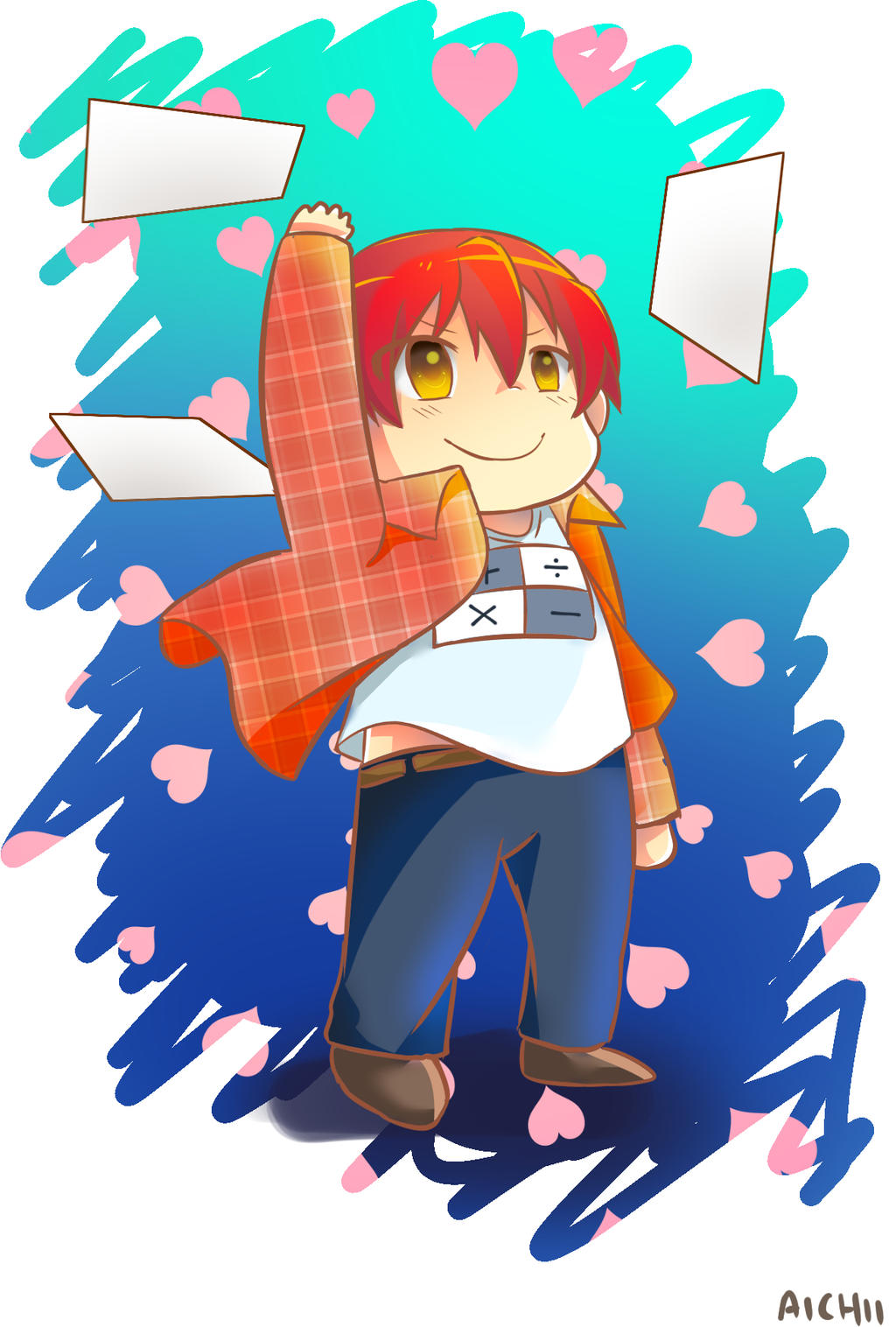 Chibi Math Student Math chibi (Re:On comics fanart) by AIDHA123AICHII on DeviantArt