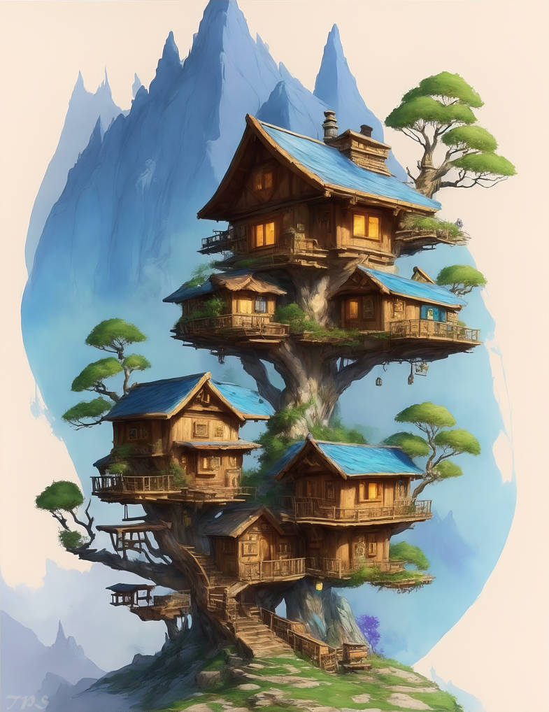 Treehouse Dream 1 by ThePhiloStone on DeviantArt