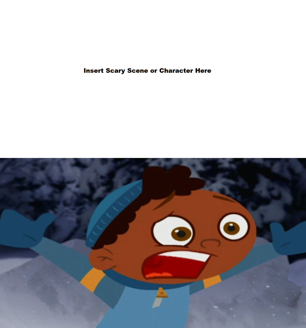 Quincy is Scared of Blank Meme by SilverTheNekoAgent on DeviantArt