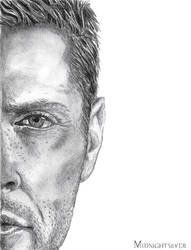 Dean Winchester pencil sketch