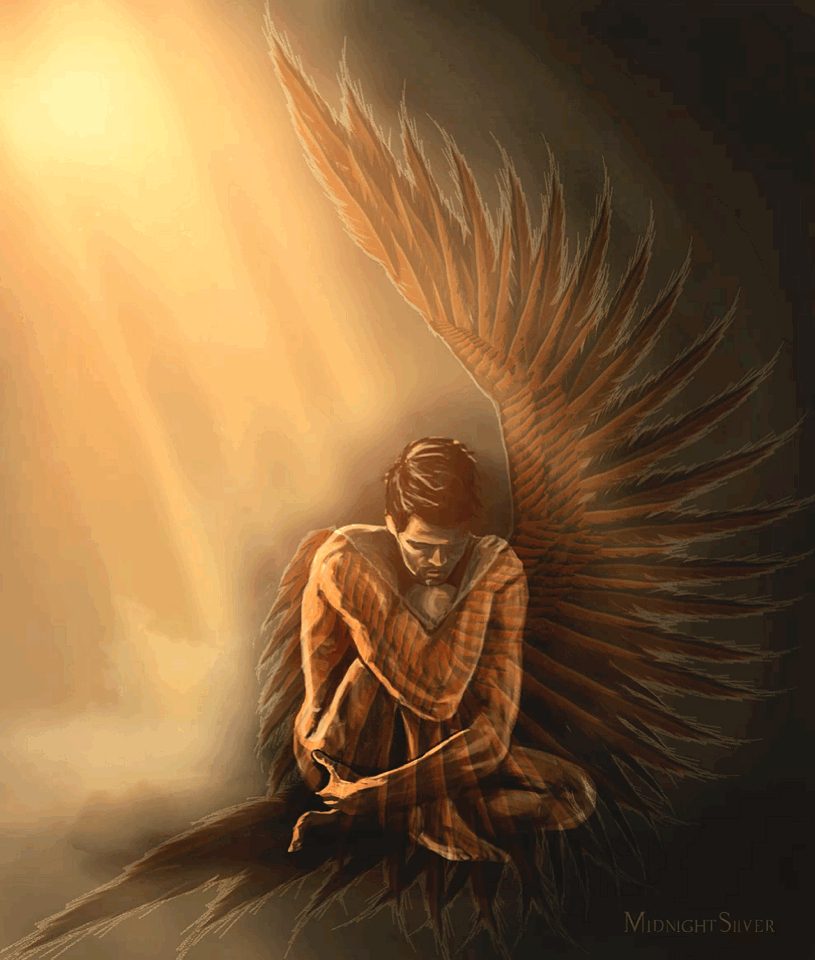 Angel of Tears and Solitude- GIF by MooseandNotMoose on DeviantArt