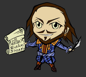 Shakespeare Chibi II - blue