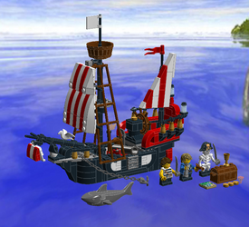 Captain Skullhead's pirate ship