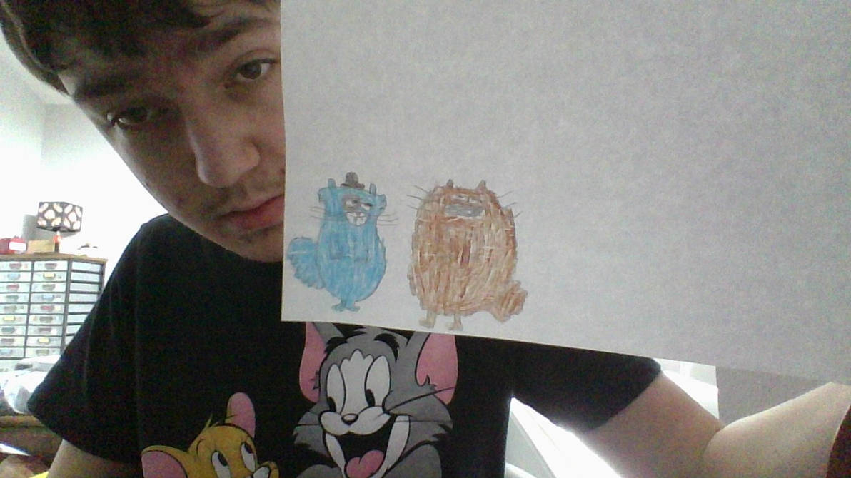 Grosha and Mr.b by DrumuCat on DeviantArt