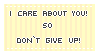 + don't give up! + by LittleRyuu