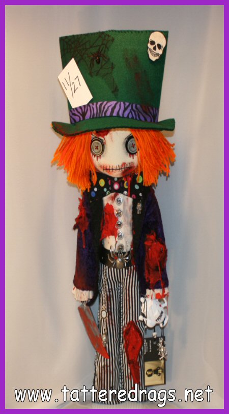 The Mad Hatter... as a zombie rag doll